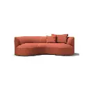 Double Seater Fabric Sofa 